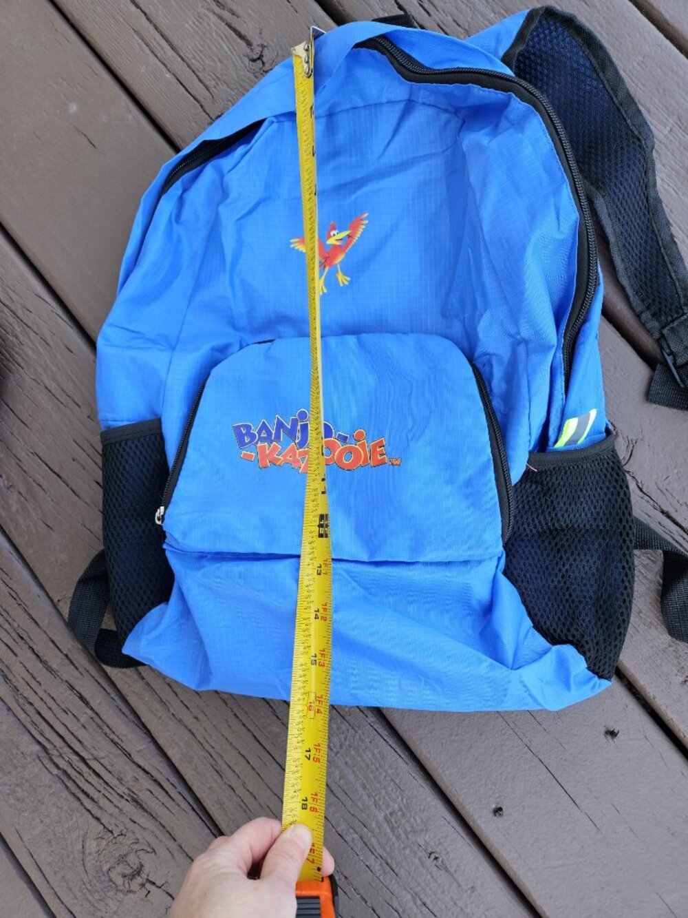 Loot Crate Banjo-Kazooie Foldable Blue Backpack - Picture 10 of 12